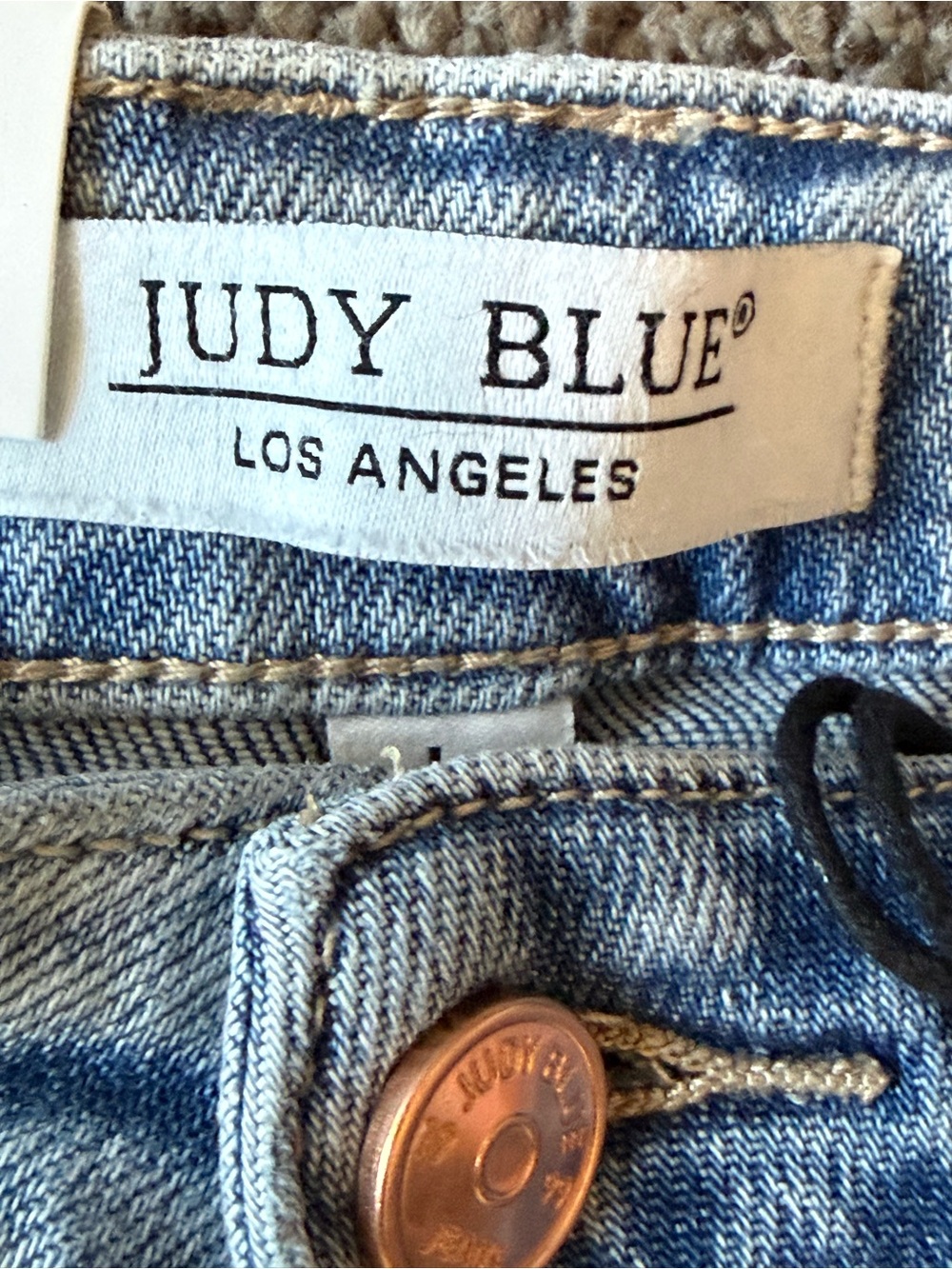 Judy Blue 0/24 Wide Leg Cropped Women's Jeans in Light Blue Denim - Picture 4 of 6